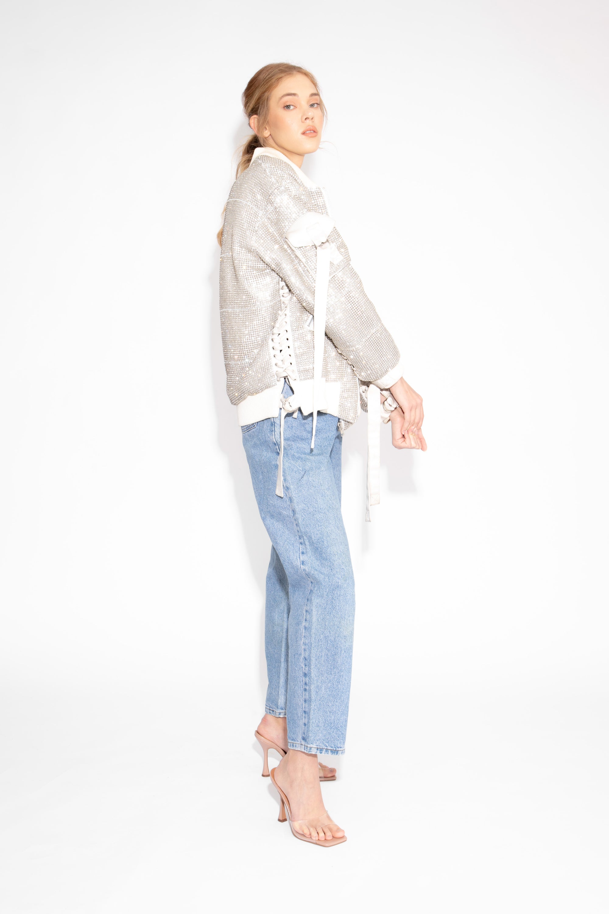 Crystal Bomber Jacket