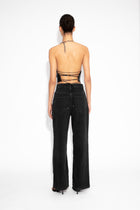 Double Chain Chainmail Top in Black