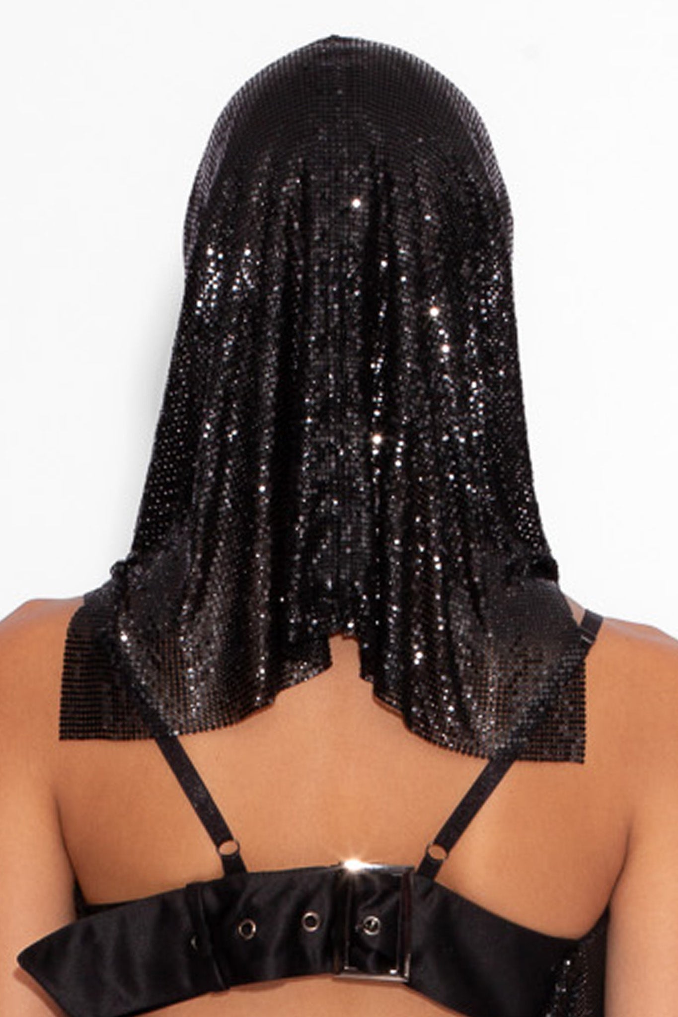 Chainmail Hood in Black