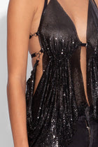 Y2K Chainmail Top in Black