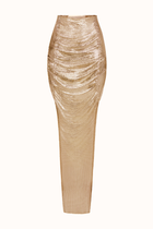 Chemical Reaction Gold Chainmail Skirt