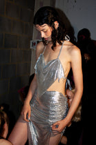 Sweetheart Chainmail Top in Silver