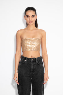 Crystal Bandeau in Gold