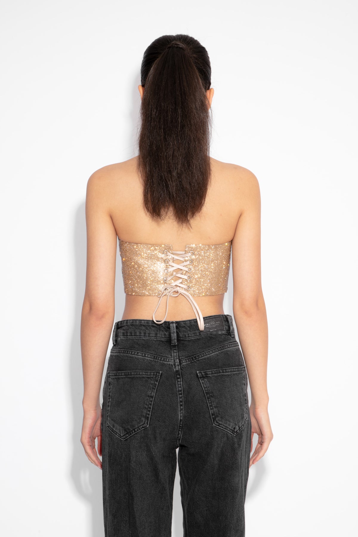 Crystal Bandeau in Gold