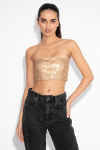 Crystal Bandeau in Gold
